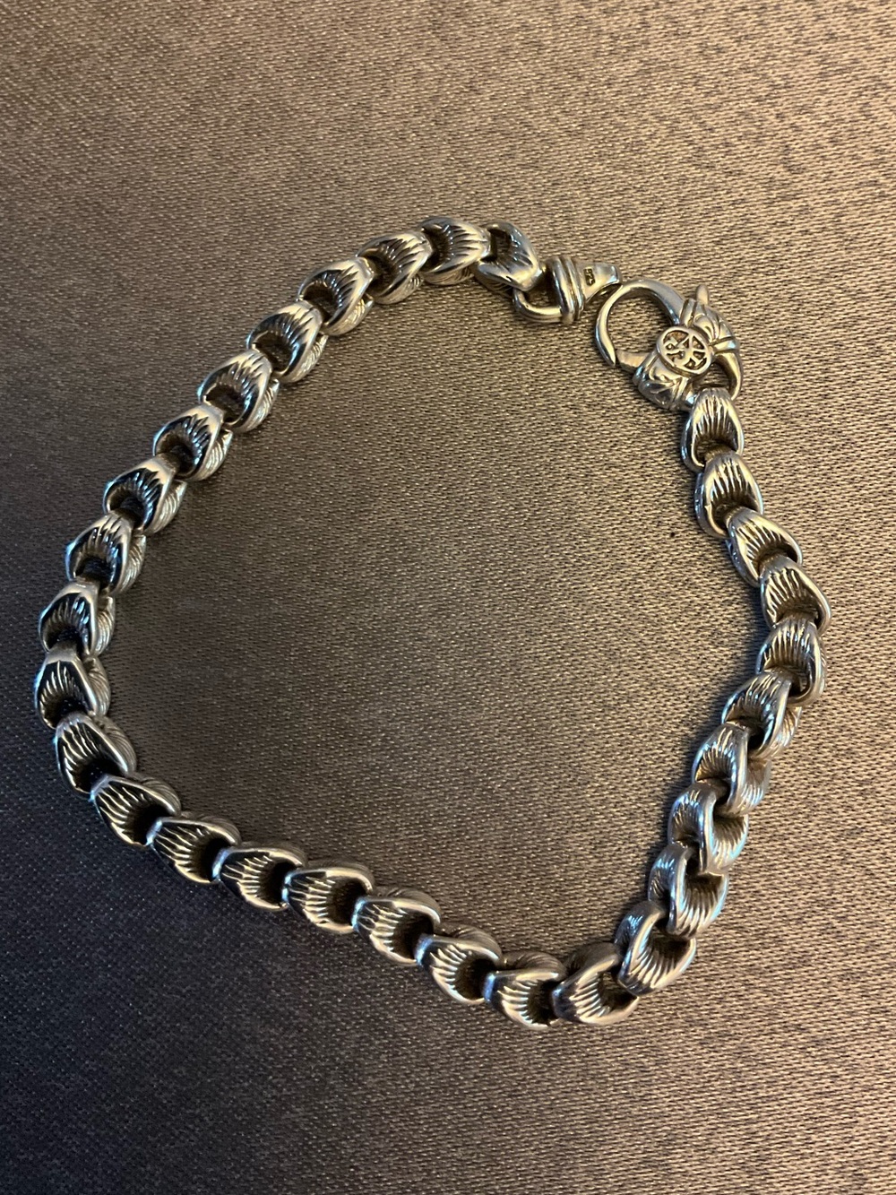 Scott Kay Textured Link Bracelet - Sterling Silver Unisex